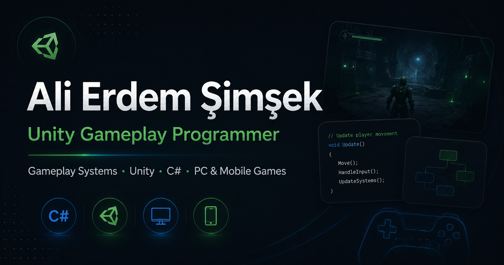 Ali Erdem Şimşek | Unity Gameplay Programmer